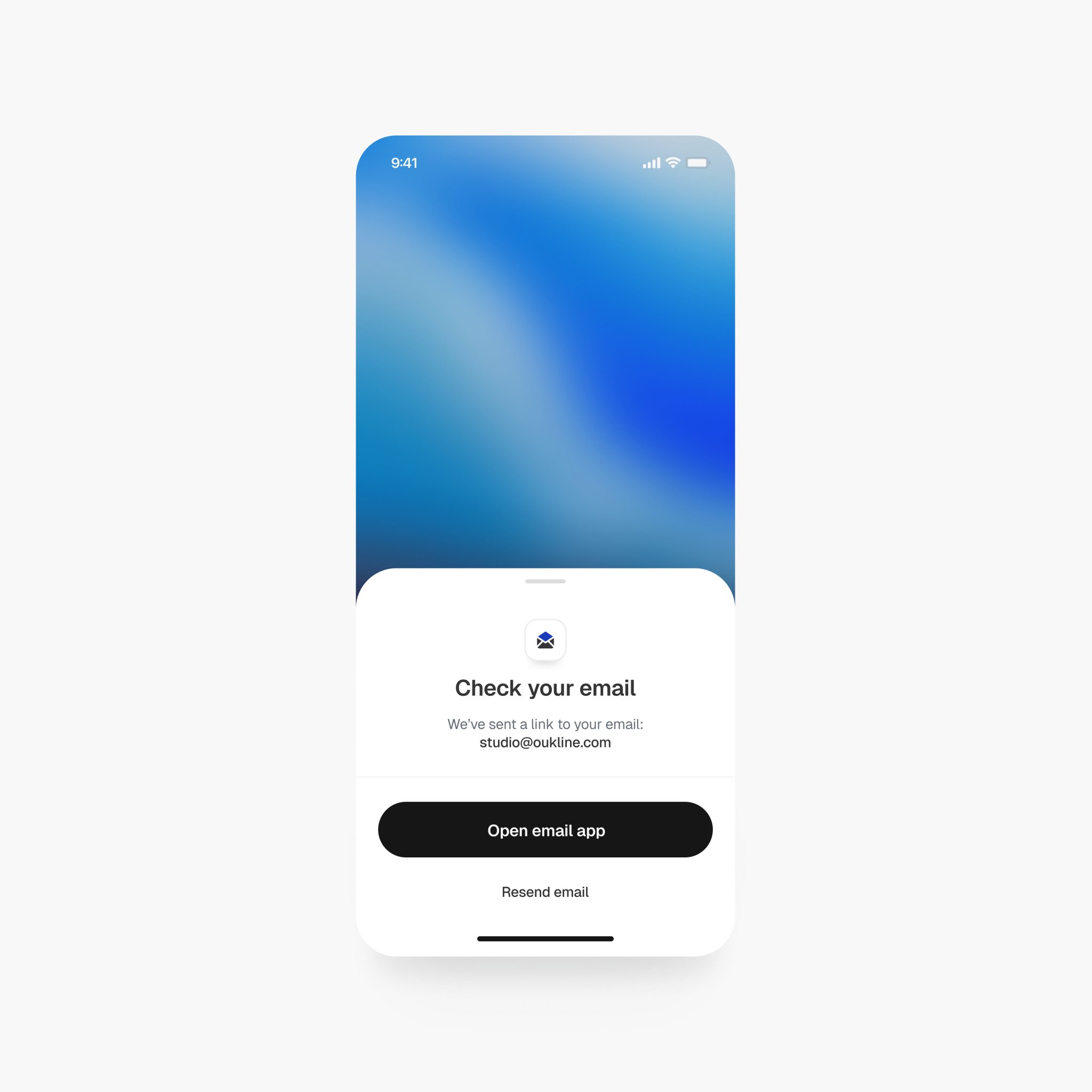 App-onboardingscherm ontwerp