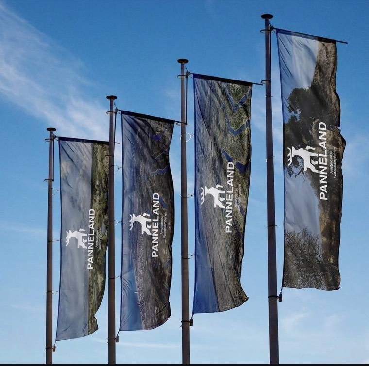 Panneland flag branding example