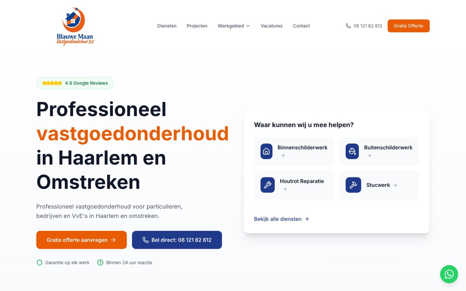 Live — blauwemaanvastgoedonderhoud.nl
