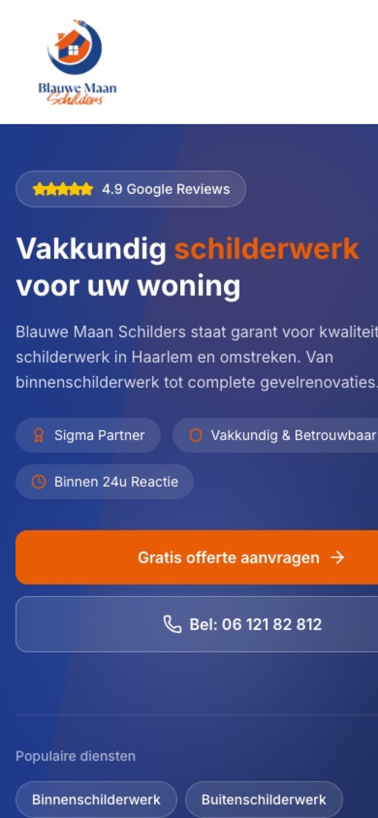 Schilders — mobiel