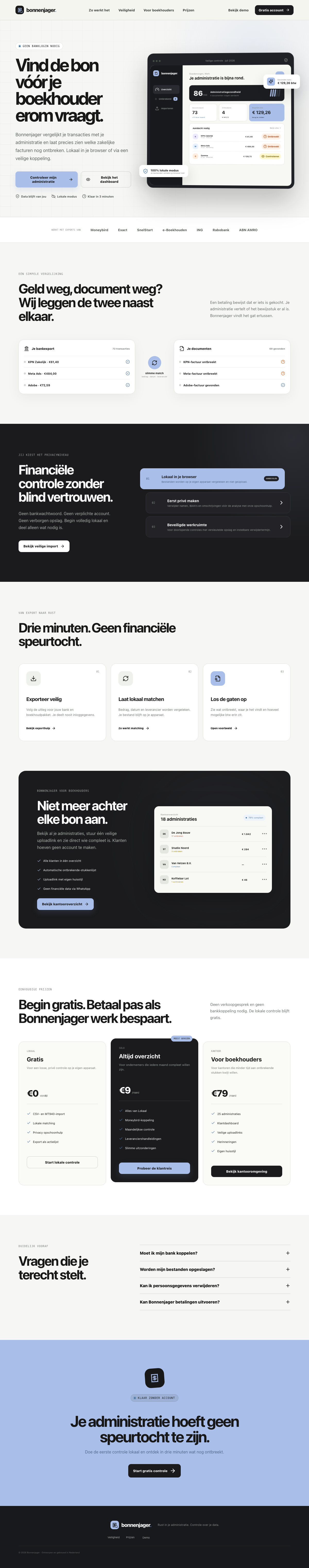 Bonnenjager — volledige website