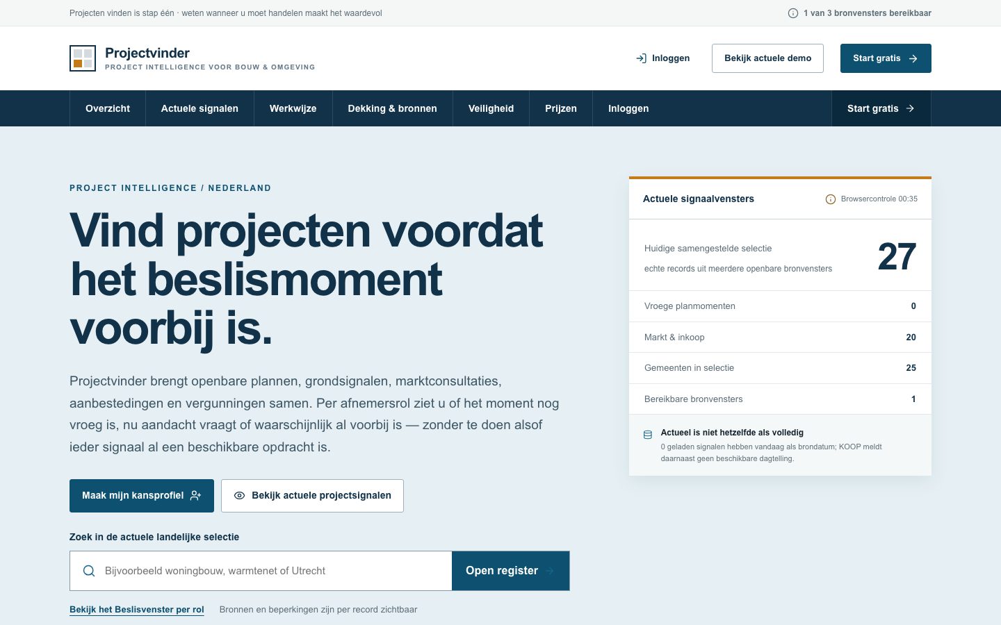Projectvinder
