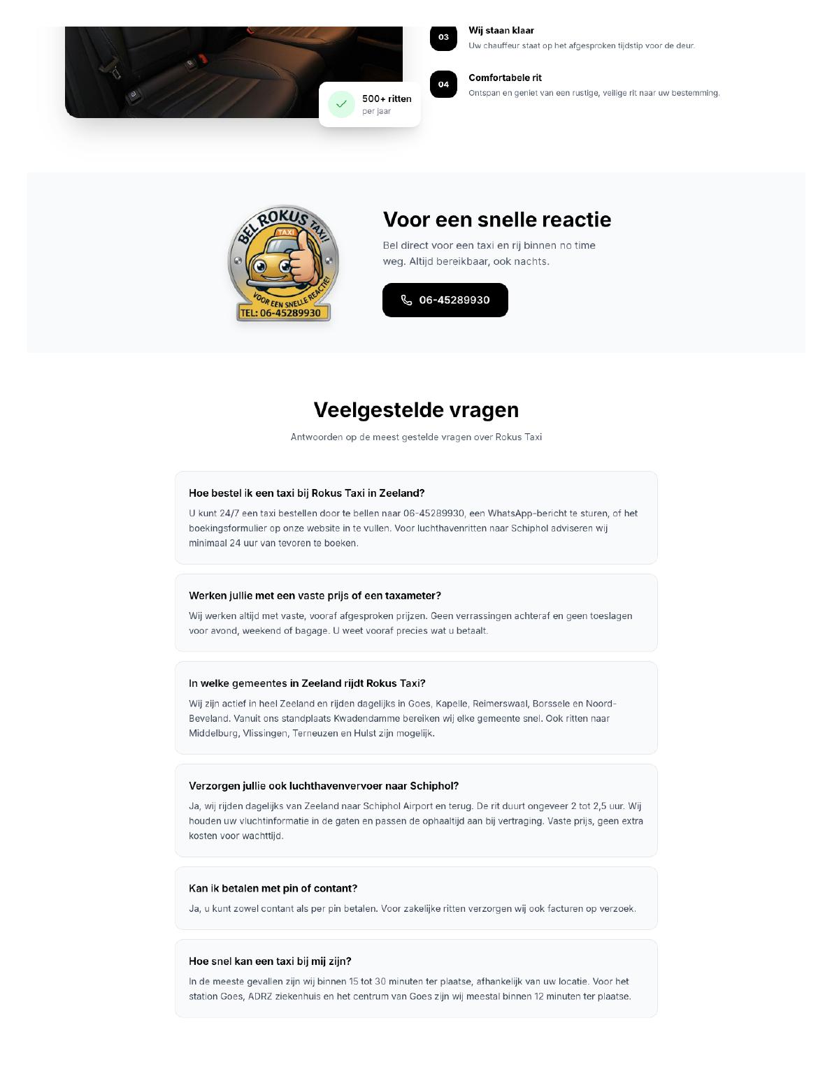 Contact, veelgestelde vragen en boekingsroute